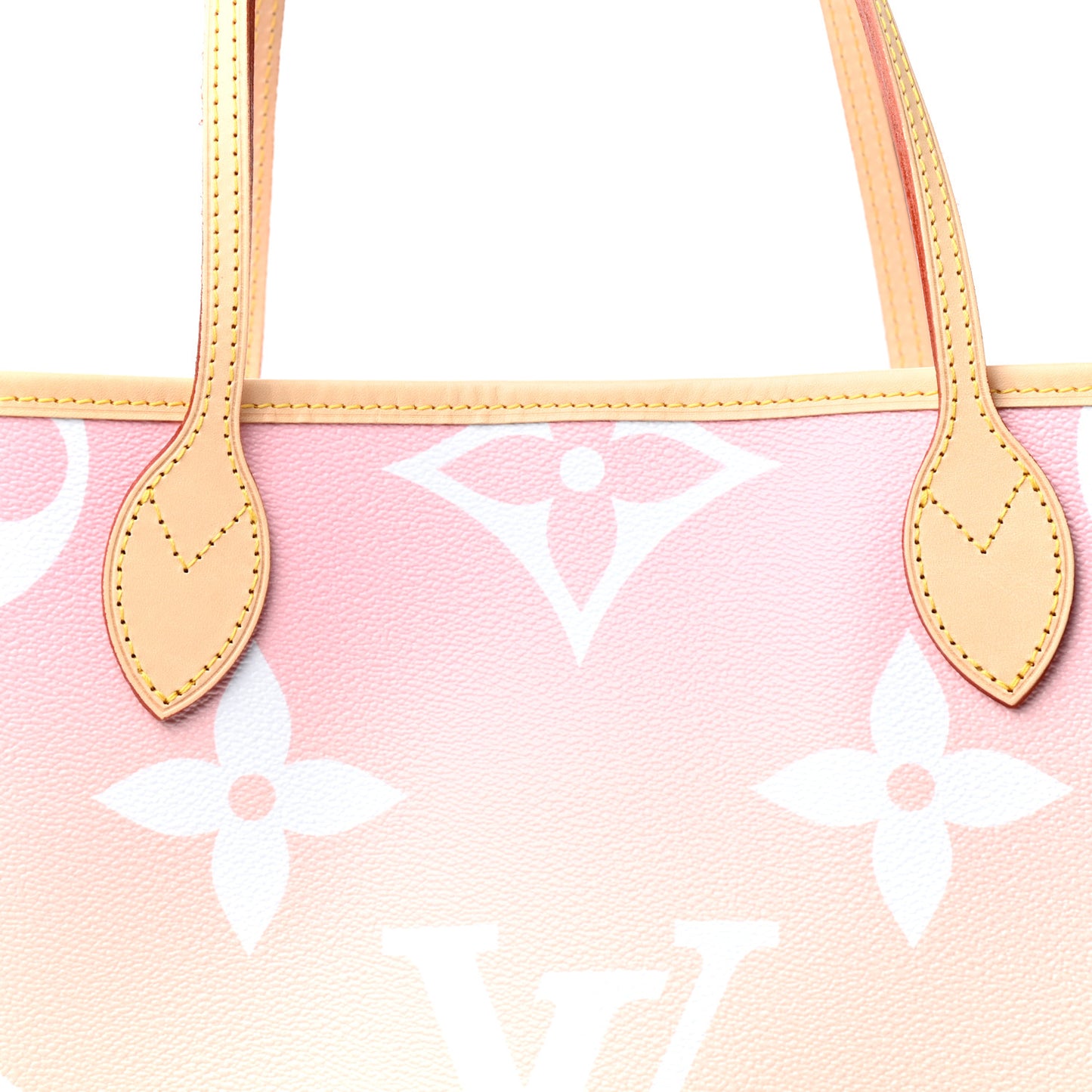 Monogram Giant By The Pool Neverfull MM Light Pink