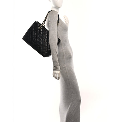 Chanel Caviar Quilted Grand Shopping Tote GST Black 2 of 10
