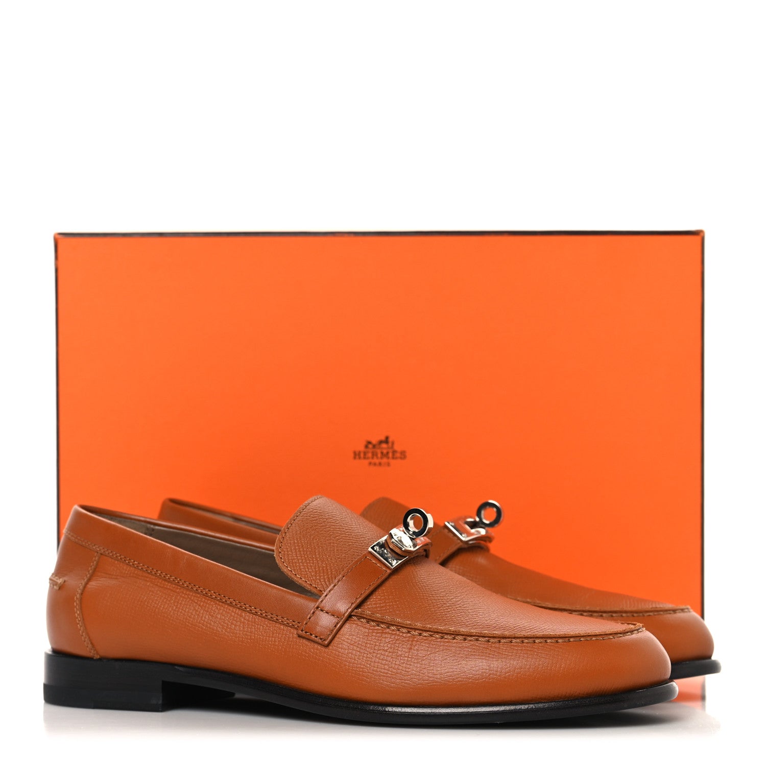 Hermes Epsom Womens Destin Loafer 39 Naturel 10 of 10