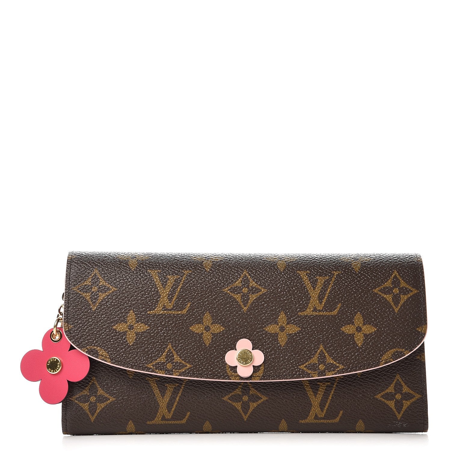Louis Vuitton Monogram Bloom Flower Emilie Wallet 1 of 6