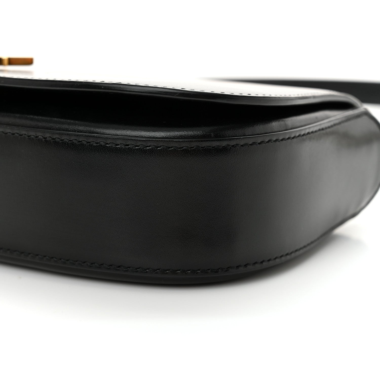 Saint Laurent Box Calfskin Mini Voltaire Shoulder Bag Black 10 of 13