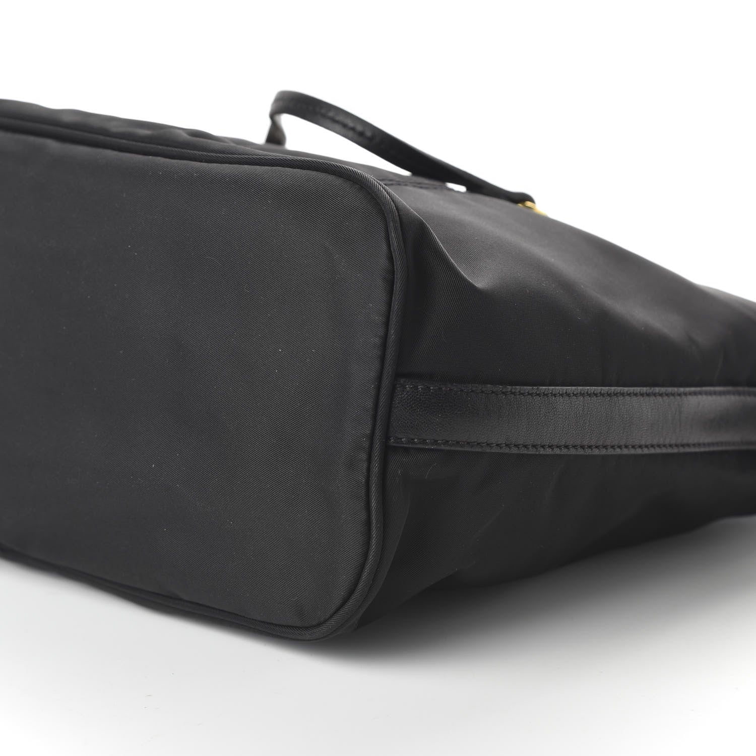 Prada Tessuto Nylon Nappa Hobo Black 7 of 9