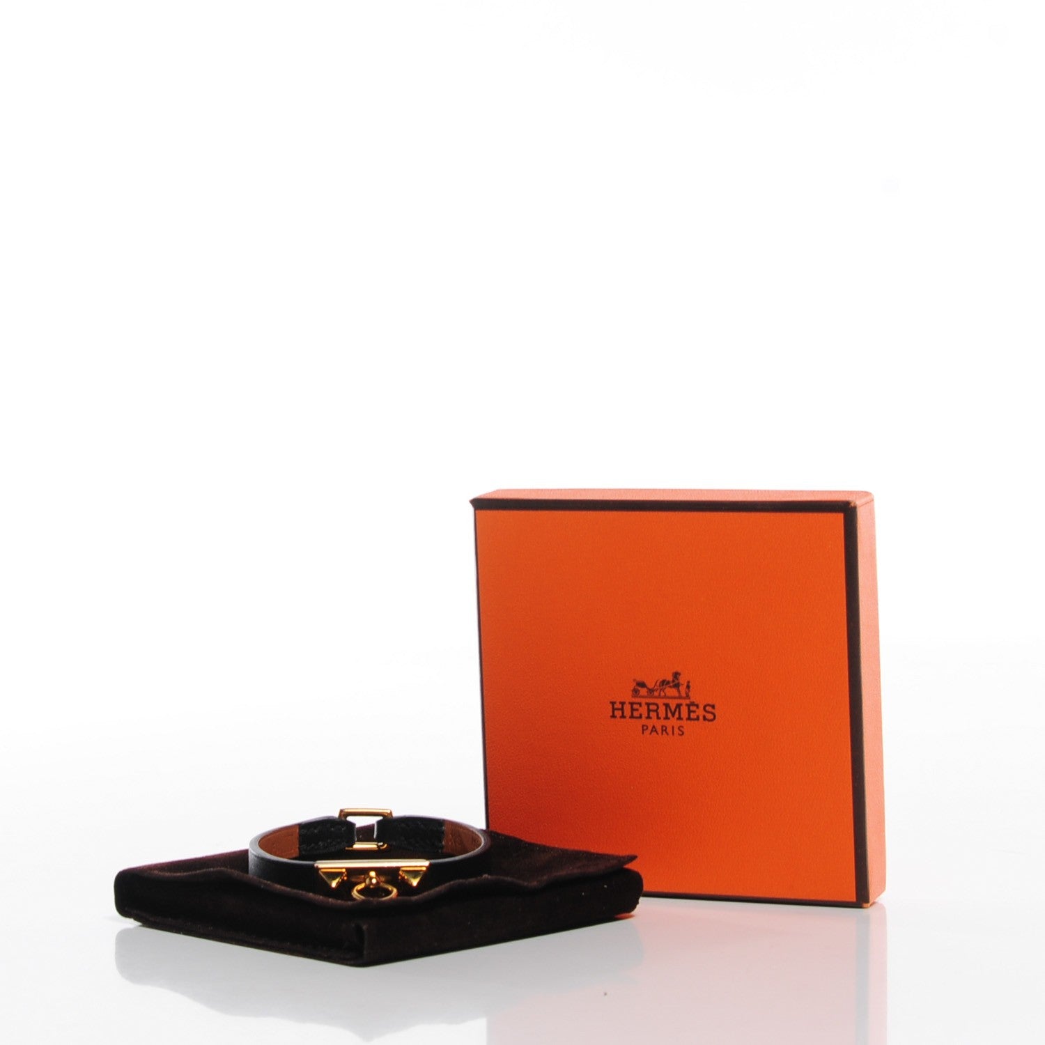 Hermes Chamonix Micro Rivale Bracelet XS Black 6 of 6