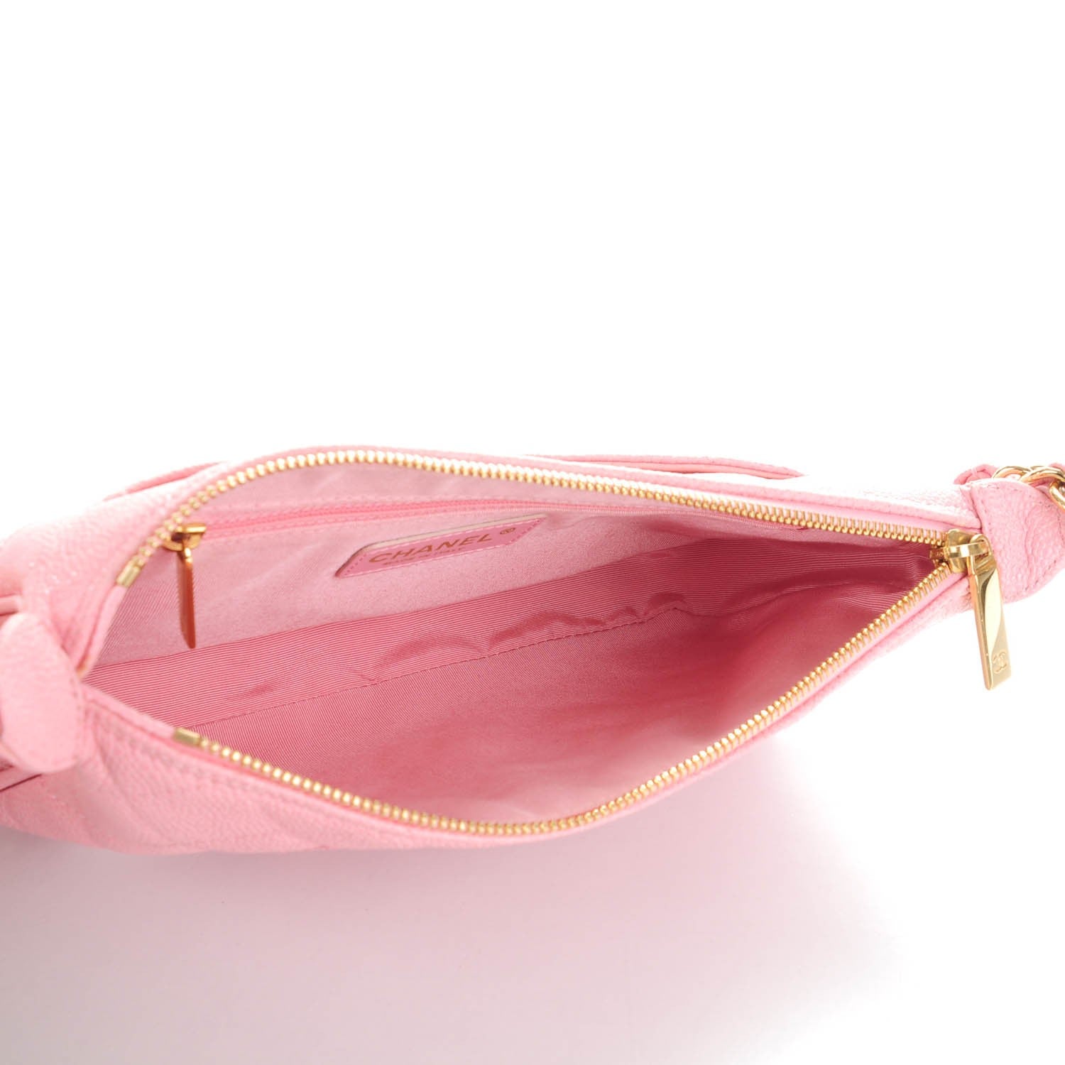 Chanel Caviar Quilted Pochette Pink 5 of 7
