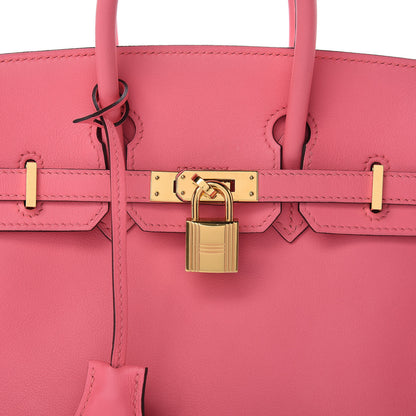 Hermes Swift Birkin 25 Rose Azalee 43 of 46