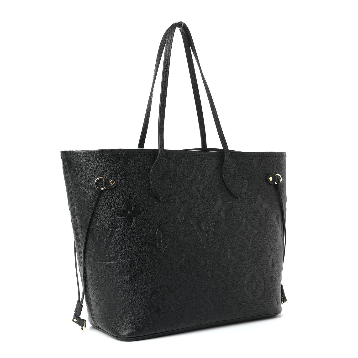 Louis Vuitton Empreinte Monogram Giant Neverfull MM Black 4 of 10