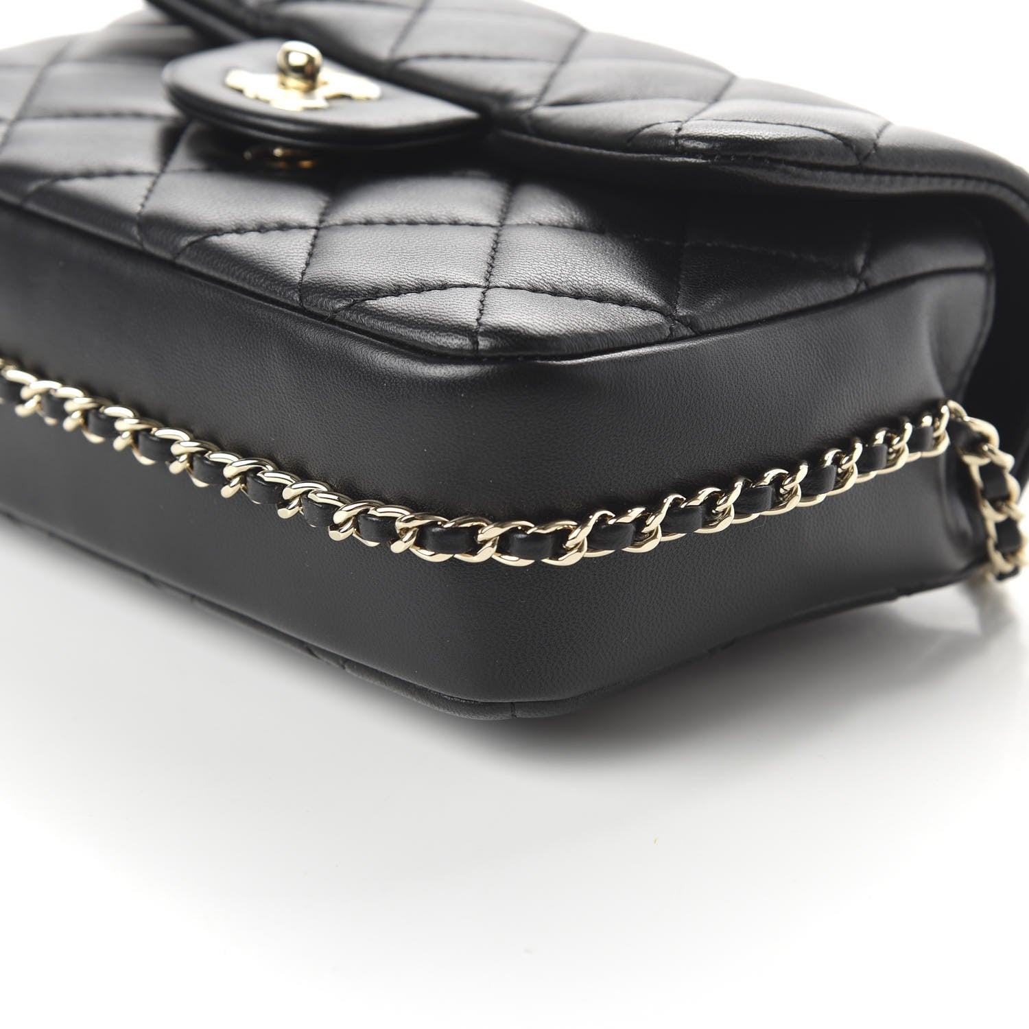 Chanel Lambskin Quilted Small My Precious Flap Black 7 of 11