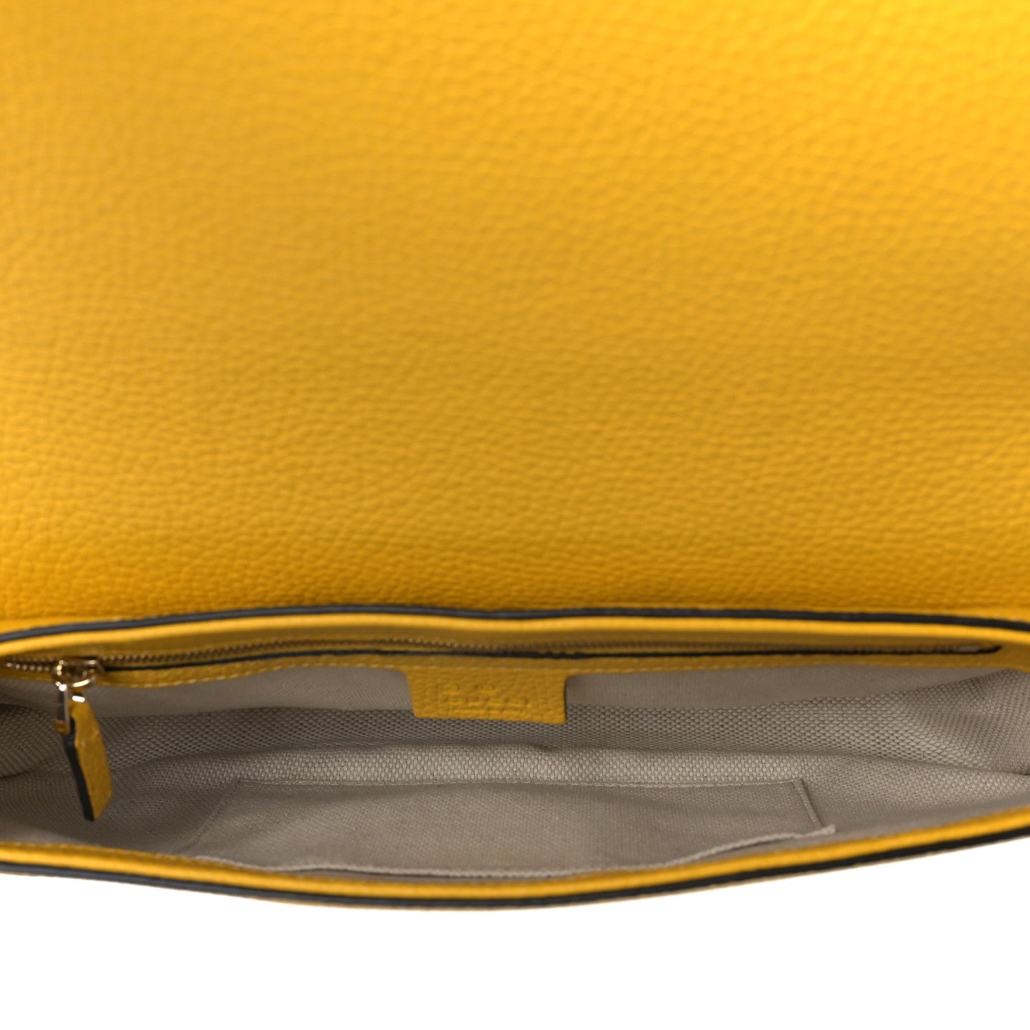 Gucci Cellarius Calfskin Medium Soho Flap Crossbody New Buttercup 5 of 9