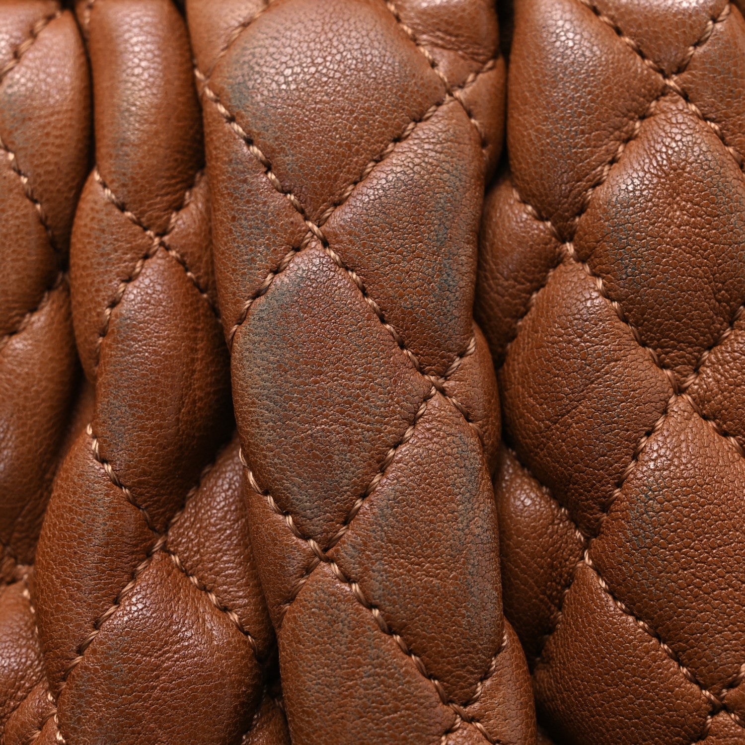 Chanel Washed Lambskin Mini Chain Around Messenger Brown 12 of 14