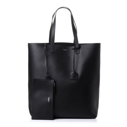 Saint Laurent Calfskin Bold Shopping Tote Black 1 of 9