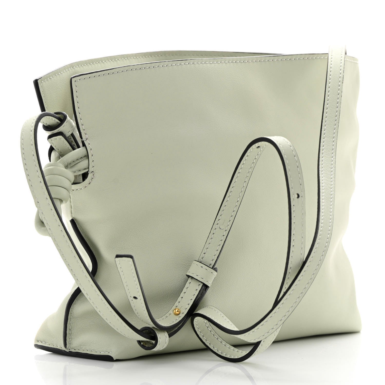 Loewe Calfskin Mini Flamenco Knot Clutch Light Celadon 2 of 9