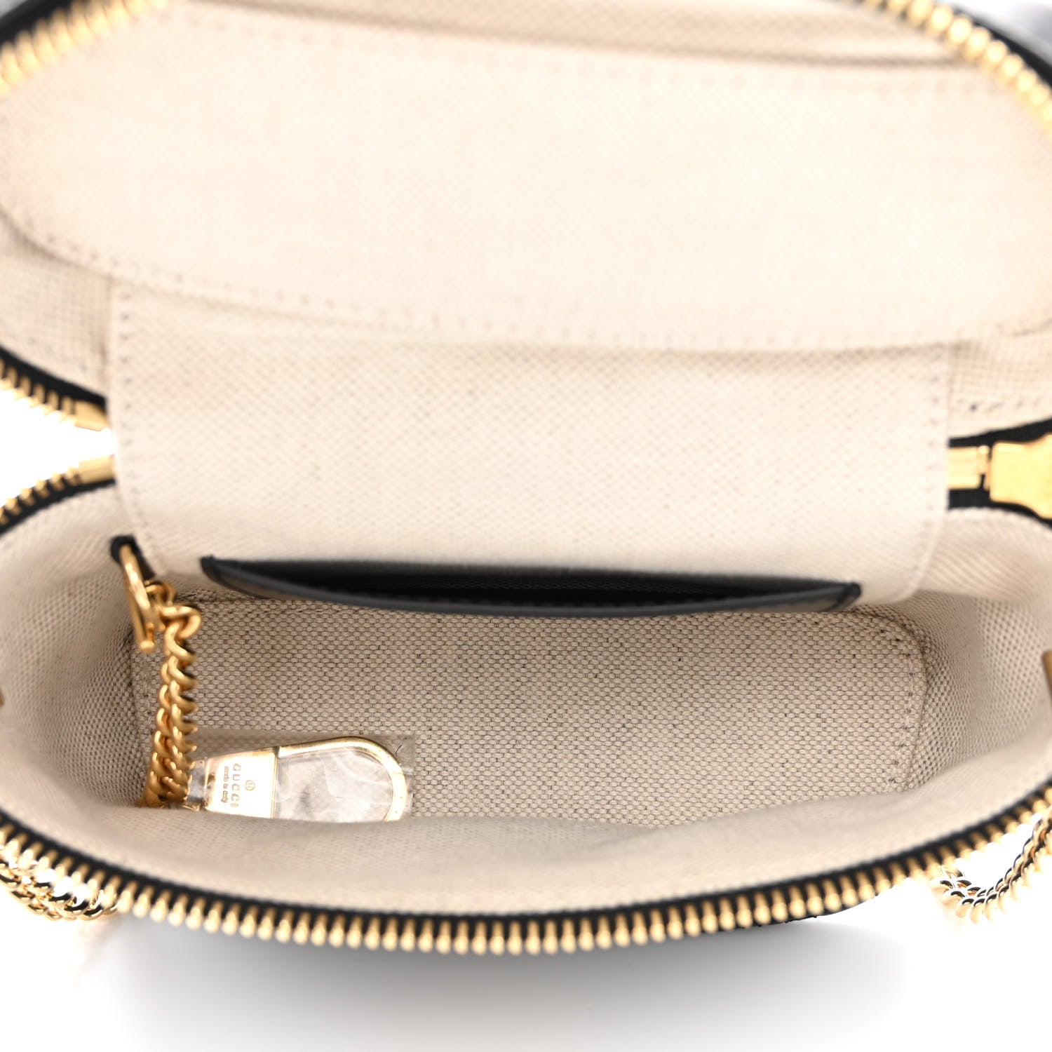 Gucci Calfskin GG Matelasse Mini Top Handle Bag Black 5 of 11