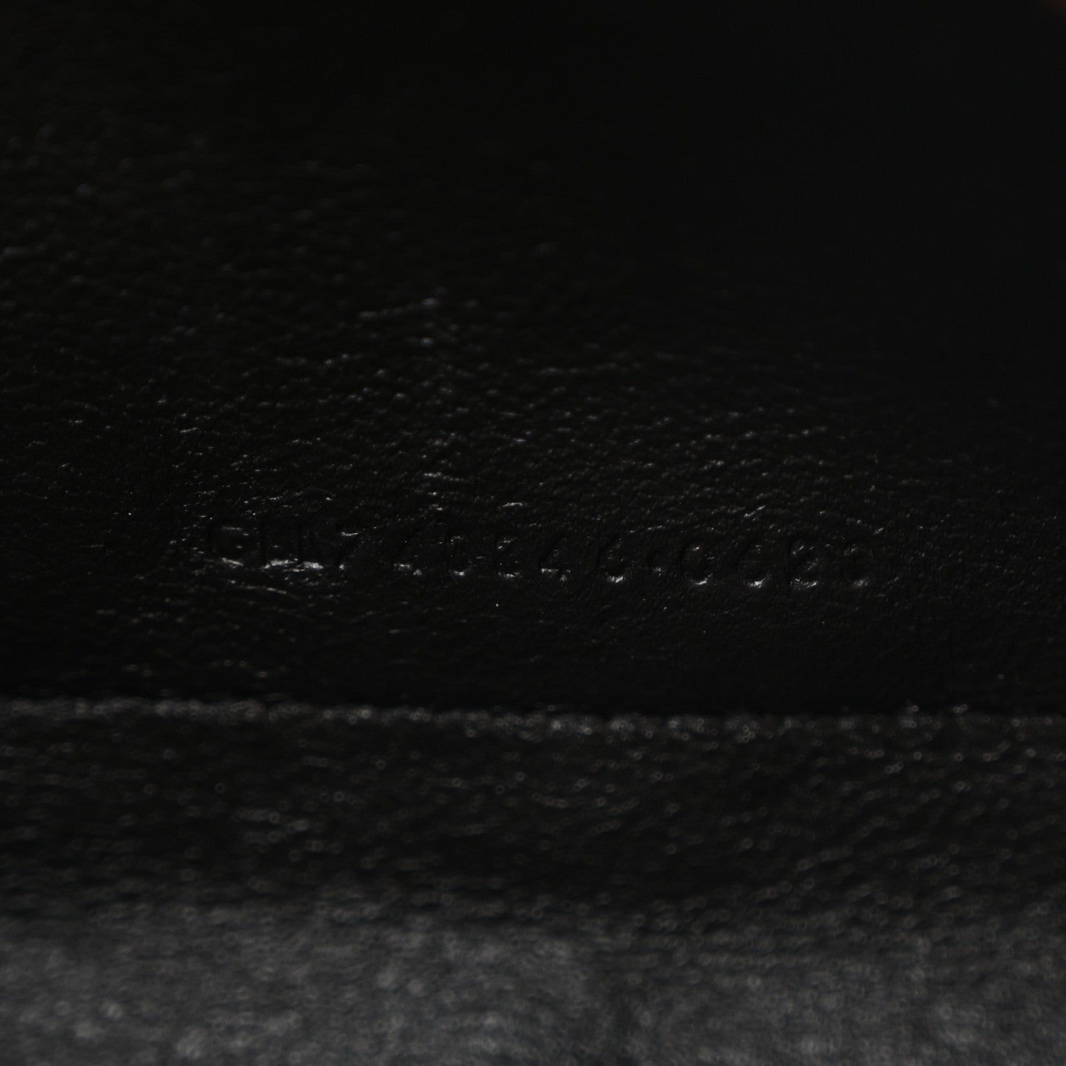 Saint Laurent Lambskin Carre Quilted Cassandre Chain Wallet Fox 7 of 11