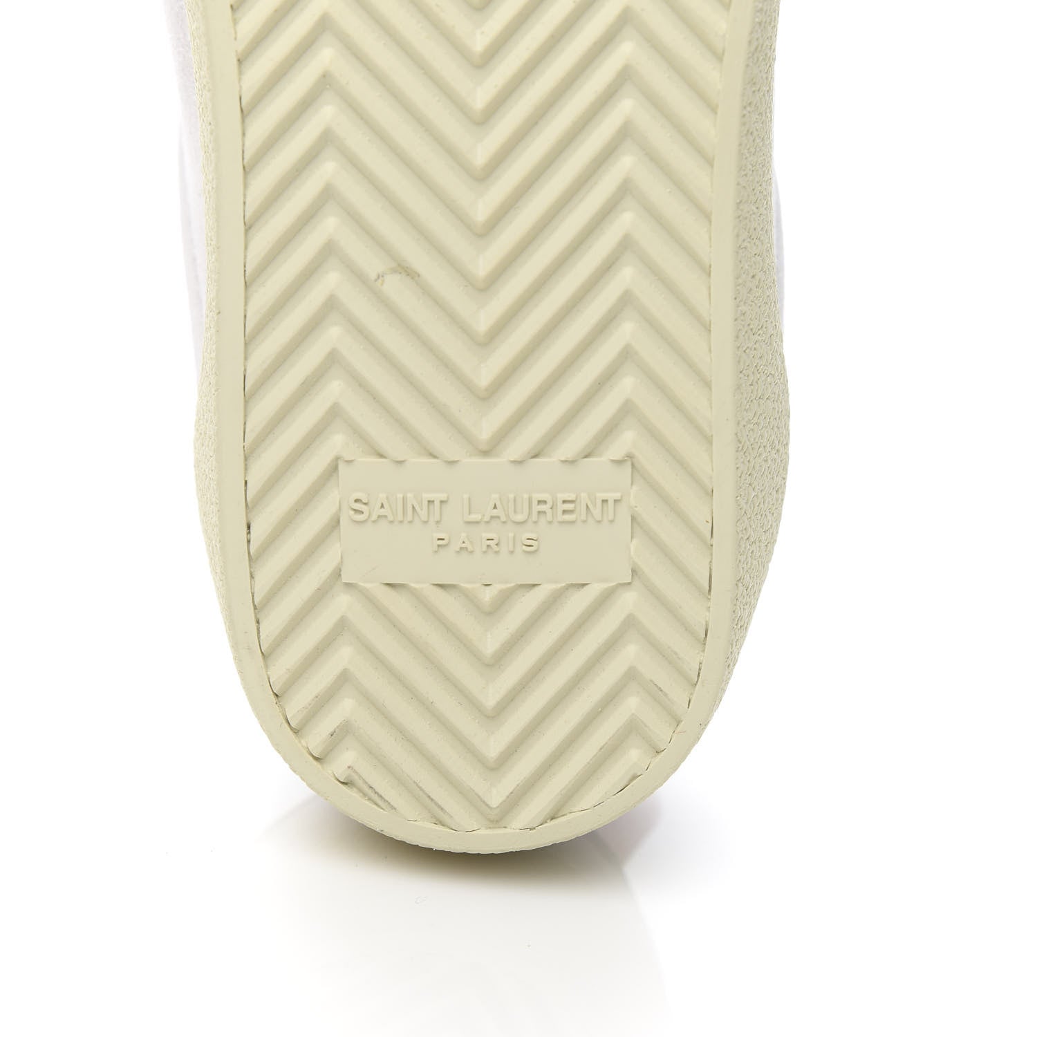 Saint Laurent Distressed Suede Court Classic Sneakers 35 White Pink 7 of 10