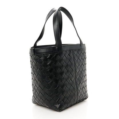 Bottega Veneta Nappa Intrecciato Small Flip Flap Tote Black 3 of 10