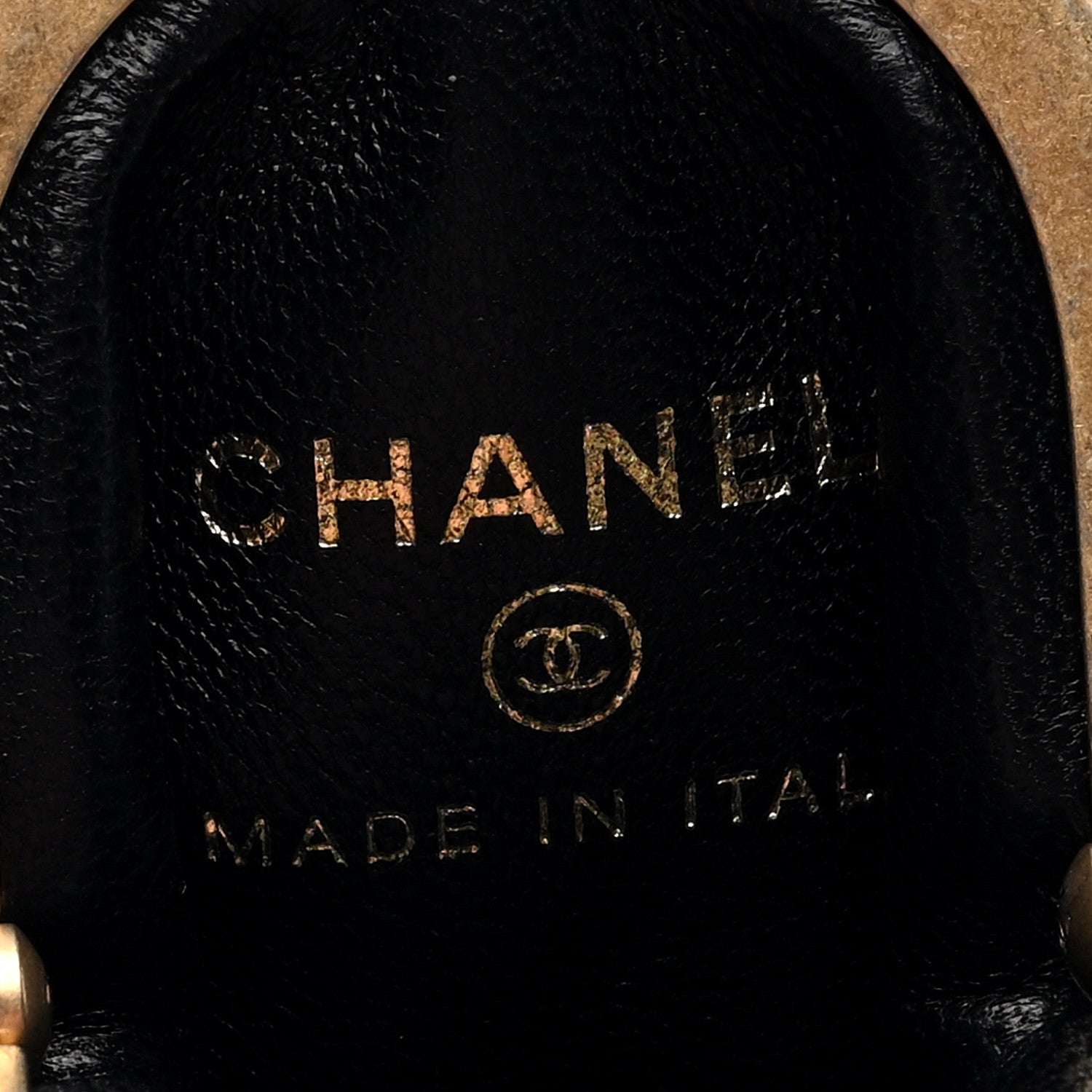 Chanel Lambskin Quilted Lipstick Case On Chain Black 6 of 9