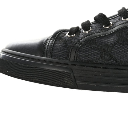 Gucci Monogram Mens High Top Sneakers 9 Black 11 of 12