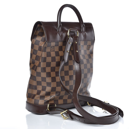 Louis Vuitton Damier Ebene Soho Backpack 3 of 19