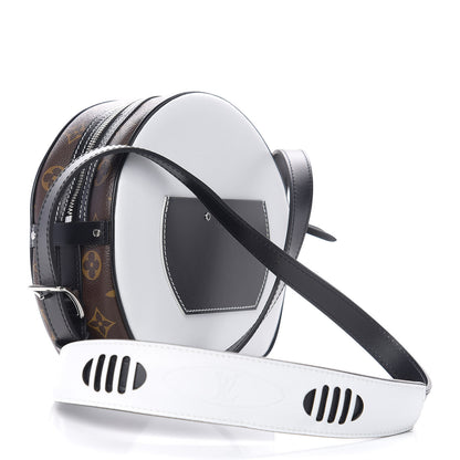 Louis Vuitton Calfskin Monogram LV Airline Boite Chapeau Souple White 2 of 9