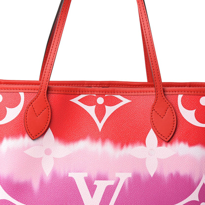 Louis Vuitton Monogram Escale Neverfull MM Rouge 11 of 12