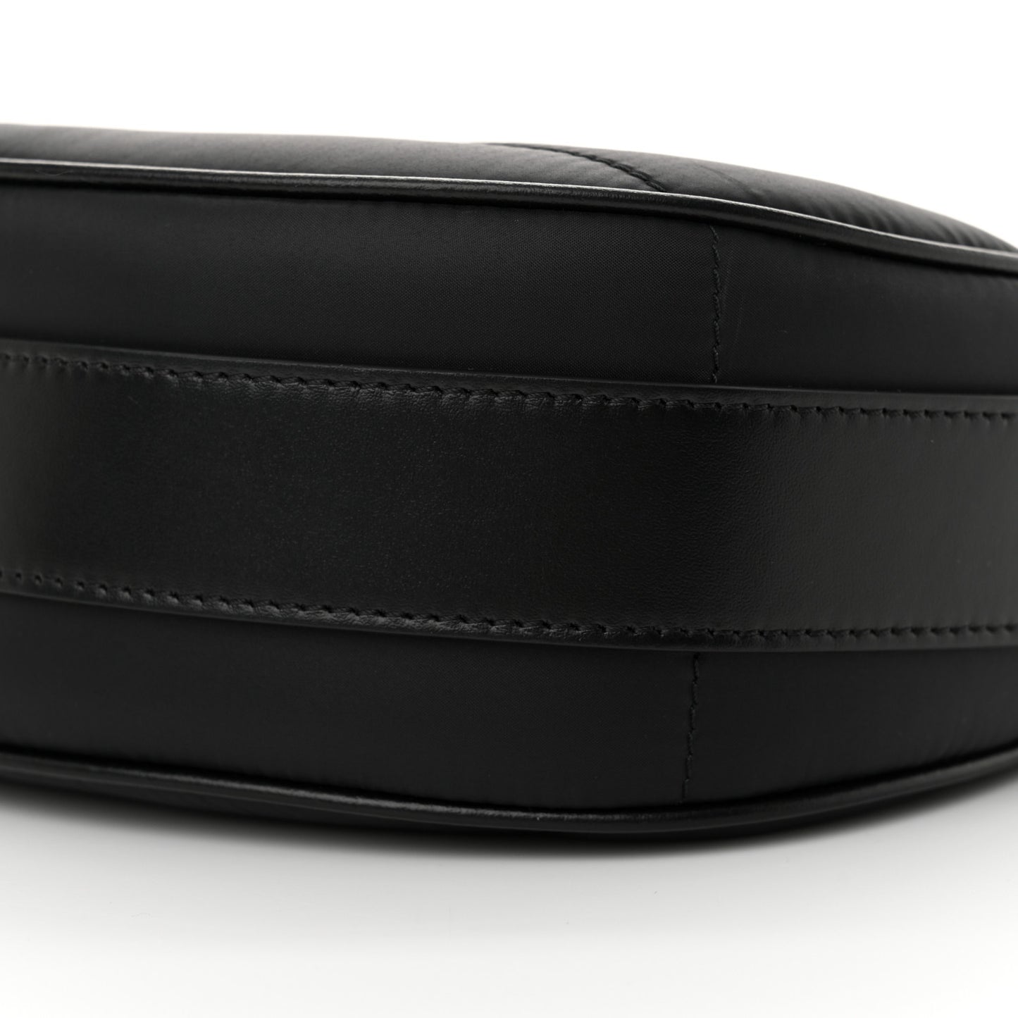 Nylon Ava Shoulder Bag Black