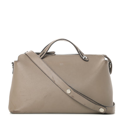 Fendi Vitello Dolce Large By The Way Boston Bag Tortora 1 of 21