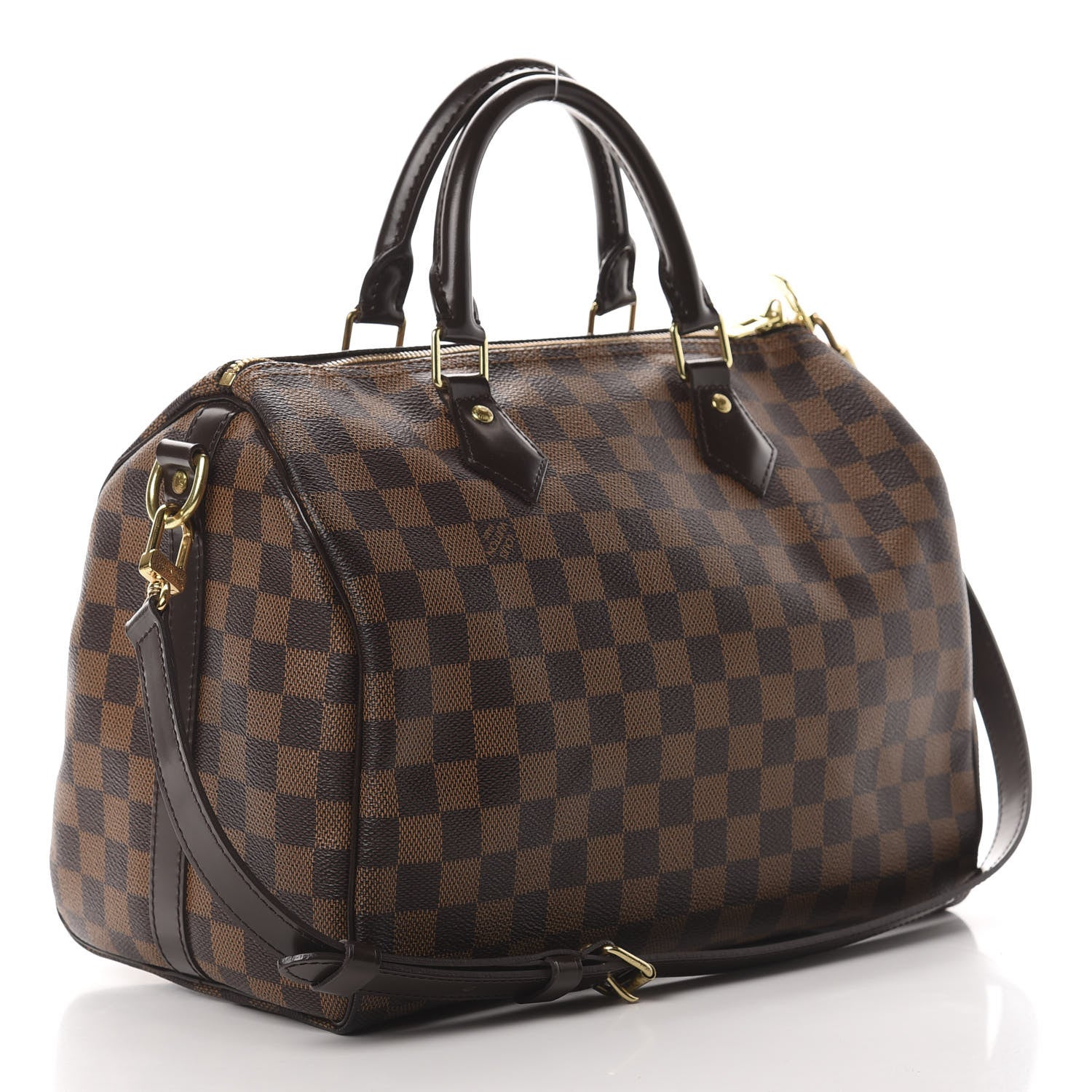 Louis Vuitton Damier Ebene Speedy Bandouliere 30 3 of 12