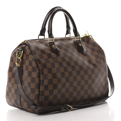 Louis Vuitton Damier Ebene Speedy Bandouliere 30 3 of 12