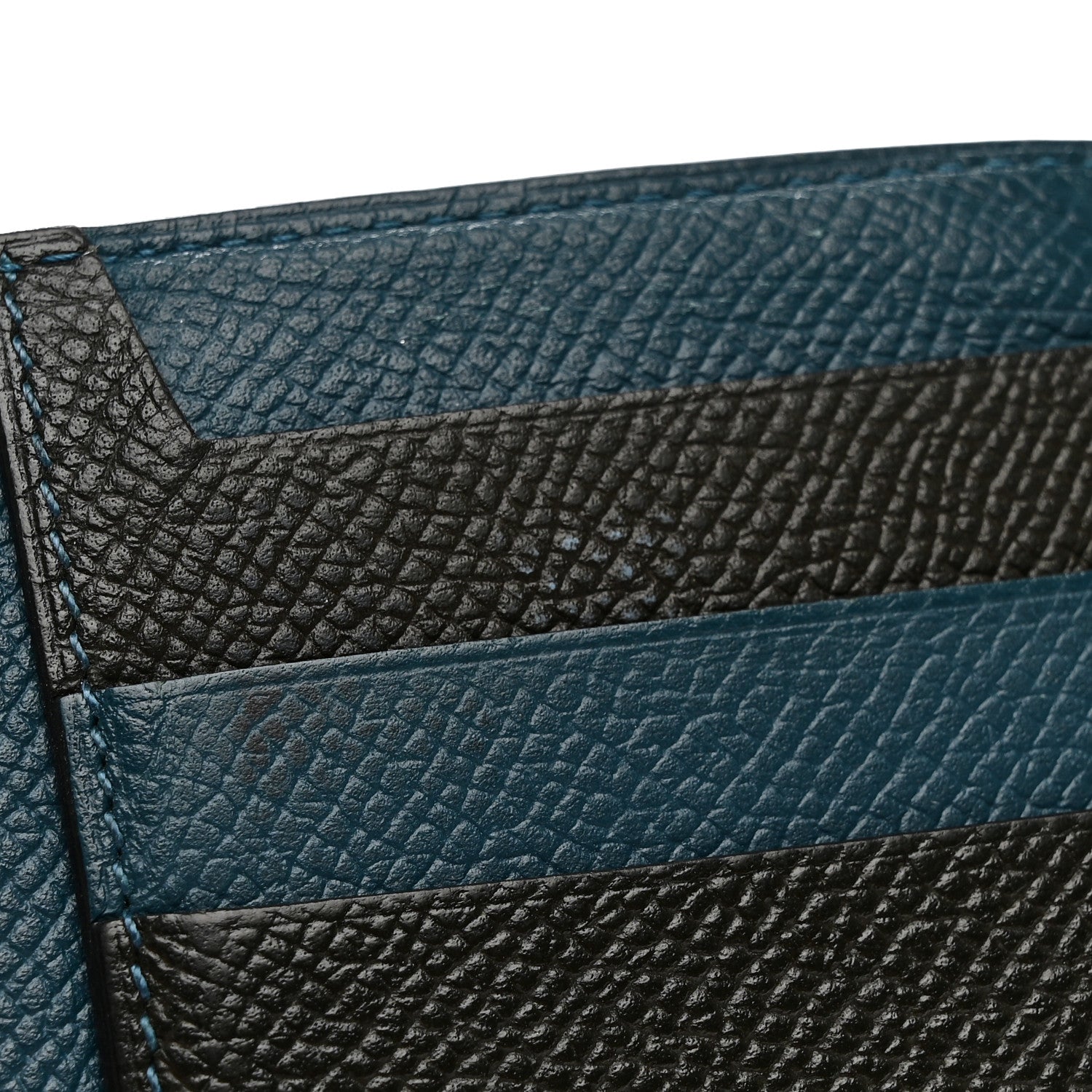 Hermes Epsom City 8CC Card Holder Vert Cypress Black 11 of 12