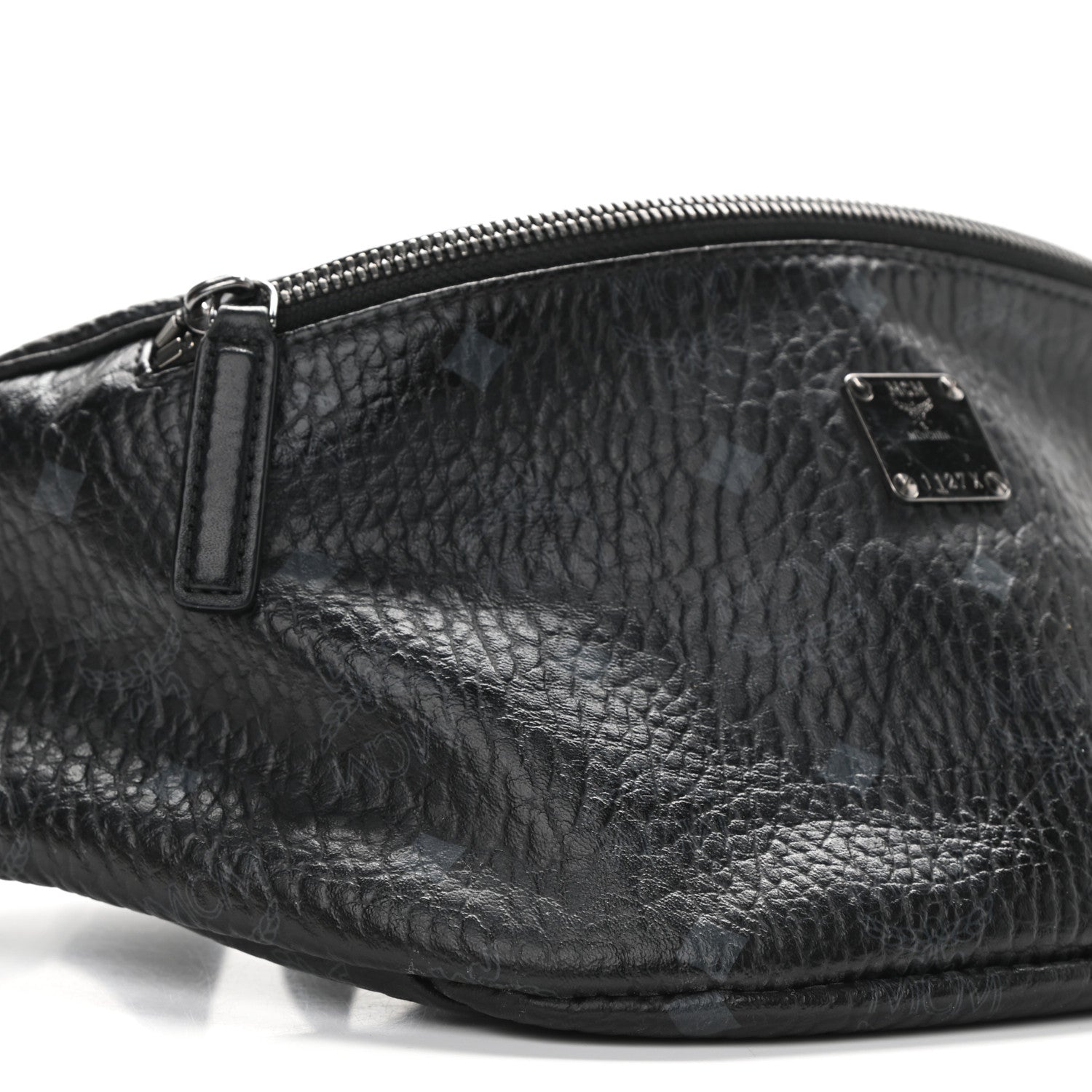 MCM Visetos Stark Belt Bag Black 8 of 9