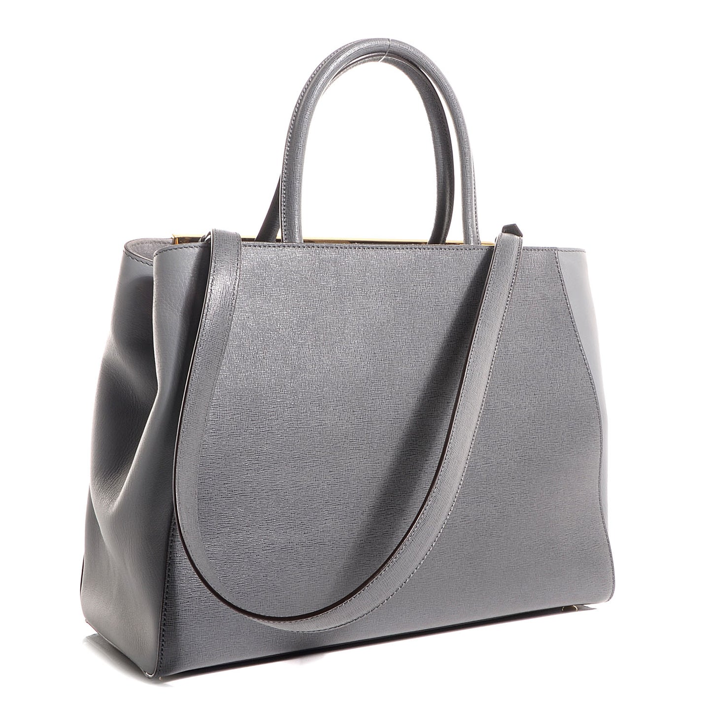 Vitello Elite Flamingo Regular 2Jours Tote Grigio Grigio Chiaro