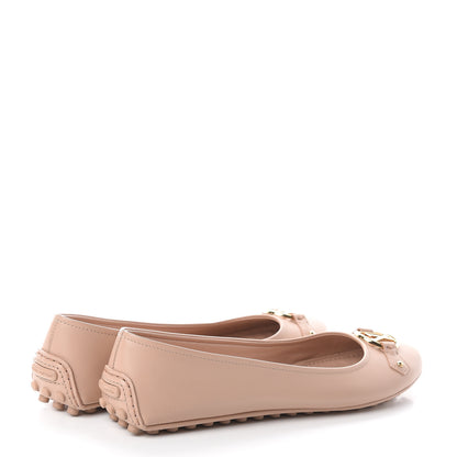 Louis Vuitton Calfskin Oxford Ballerina Flats 39 Nude 4 of 7