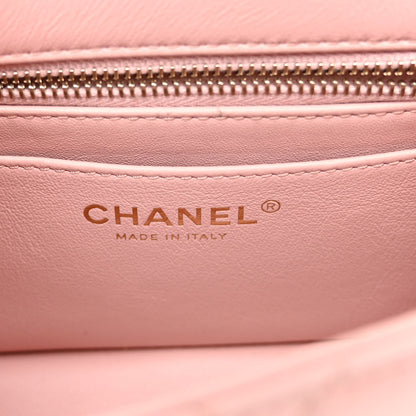 Chanel Lambskin Quilted Mini Sweet Camellia Flap Light Pink 6 of 11
