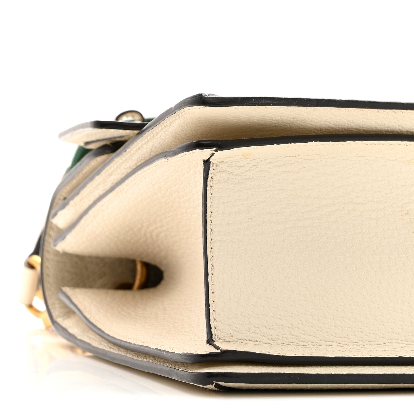 GG Supreme Monogram Small Queen Margaret Top Handle Bag White