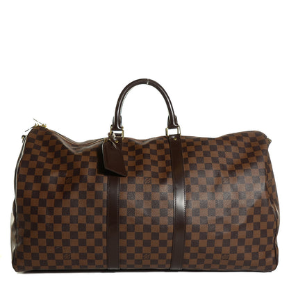Louis Vuitton Damier Ebene Keepall Bandouliere 55 1 of 7