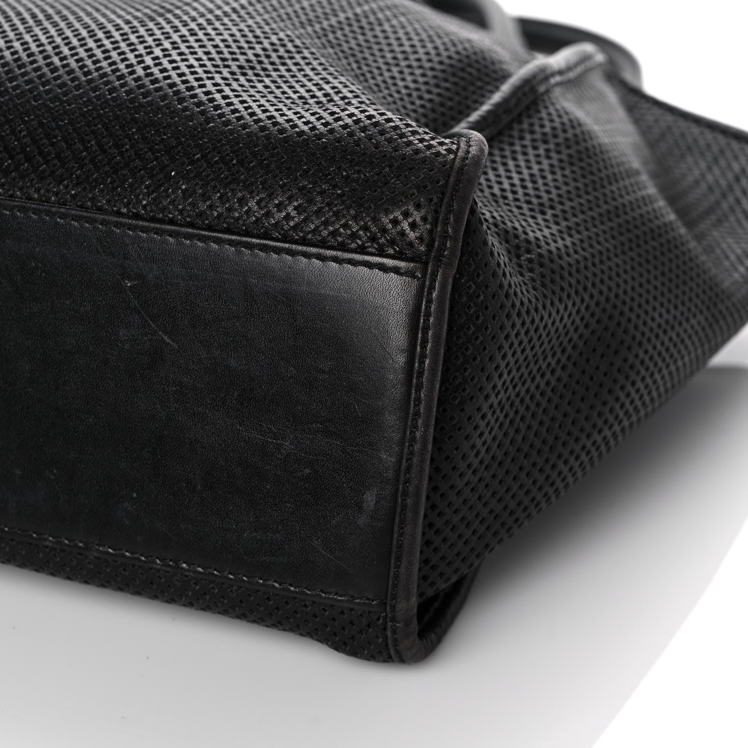Gucci Perforated Calfskin Jackie O Hobo Black 9 of 14