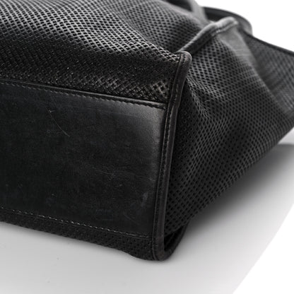 Gucci Perforated Calfskin Jackie O Hobo Black 9 of 14