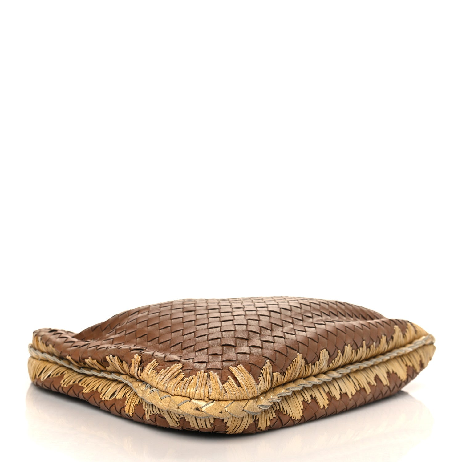 Bottega Veneta Nappa Intrecciato Medium Veneta Hobo Walnut Banane 6 of 9