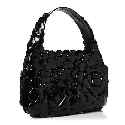 Valentino Garavani Nappa Atelier 03 Rose Edition Small Hobo Black 3 of 12