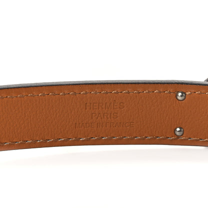 Hermes Epsom Kelly Belt Rose Extreme 3 of 4