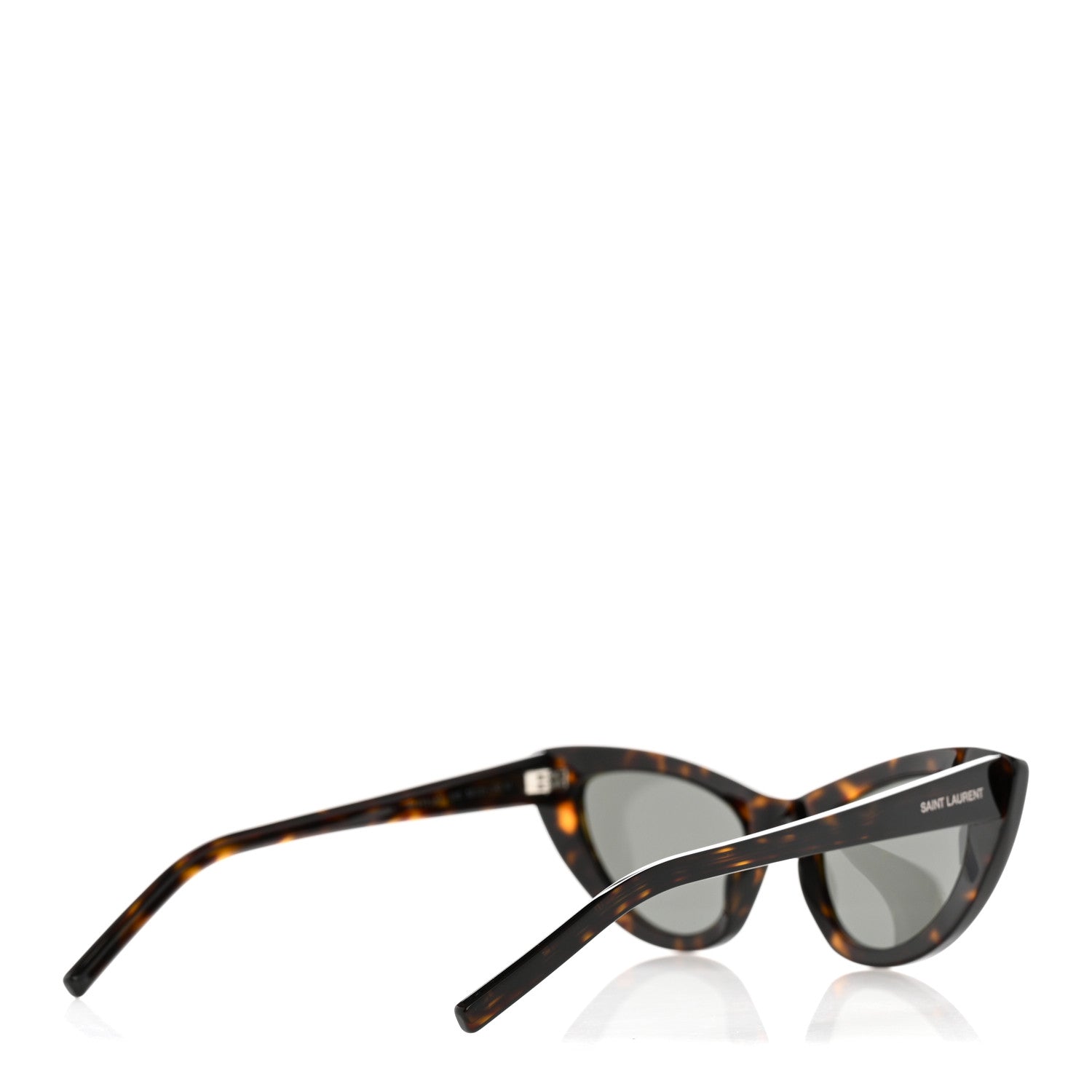 Saint Laurent Acetate Lily SL213 Cat Eye Sunglasses Tortoise 4 of 8