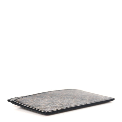 Celine Triomphe Canvas Card Holder Black 4 of 7