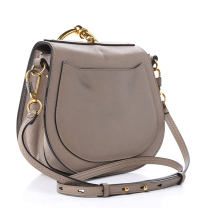 Chloe Calfskin Suede Medium Nile Bracelet Bag Motty Grey 3 of 15
