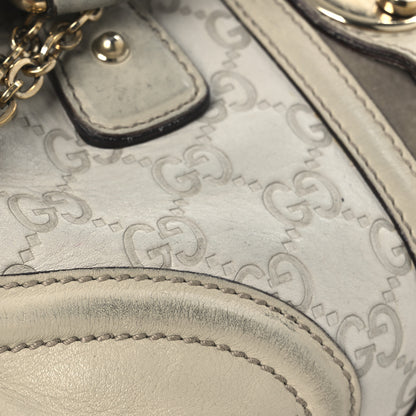 Gucci Guccissima Treasure Shoulder Bag Off White 14 of 16