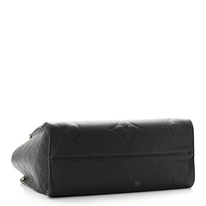 Louis Vuitton Empreinte Monogram Giant Onthego MM Black 4 of 25