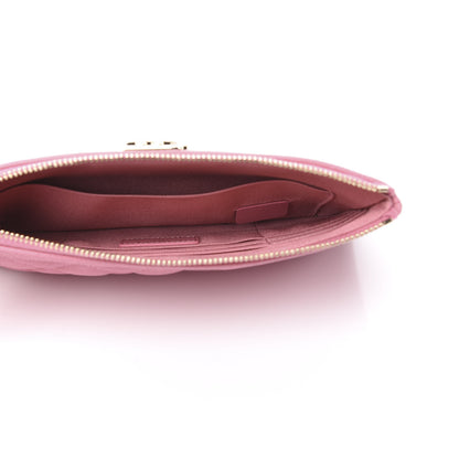 Chanel Caviar Quilted Zipped Boy Pouch Pink 5 of 8
