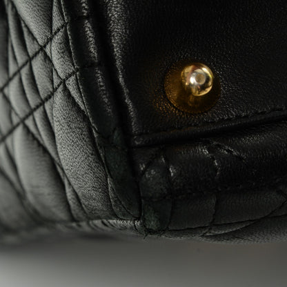Christian Dior Vintage Lambskin Cannage Large Lady Dior Black 12 of 14