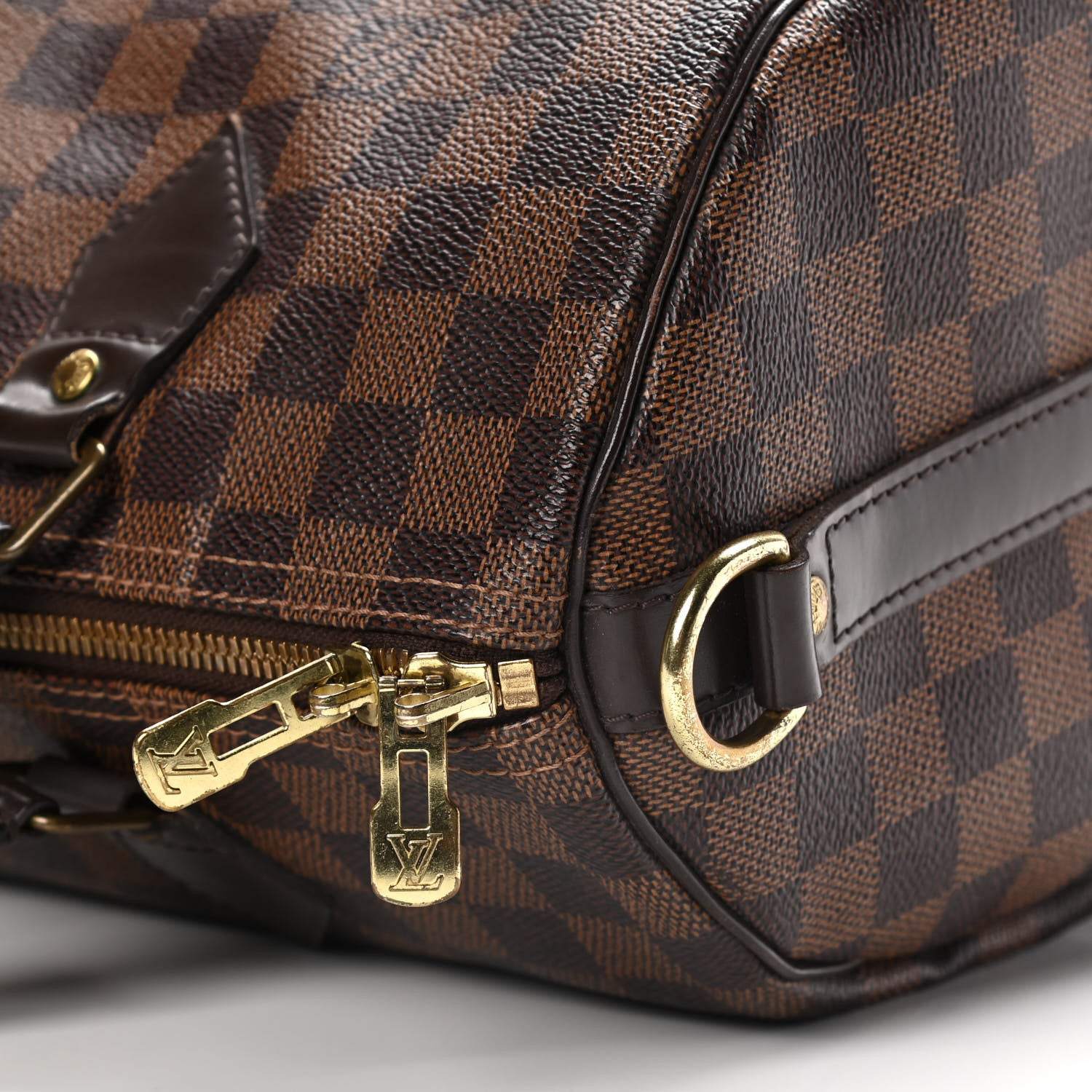 Louis Vuitton Damier Ebene Speedy Bandouliere 30 10 of 21