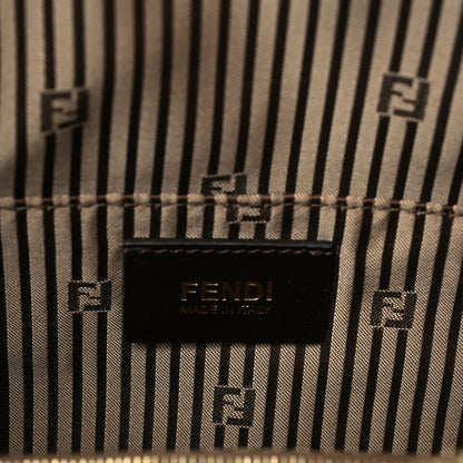 Fendi Capra Vitello Dolce Marmol Colorblock Small Chameleon Tote Moro Biscotti 7 of 8