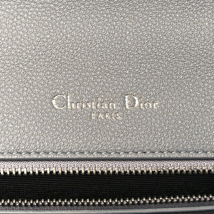Christian Dior Grained Calfskin Large Diorama Flap Bag Grey 6 of 9
